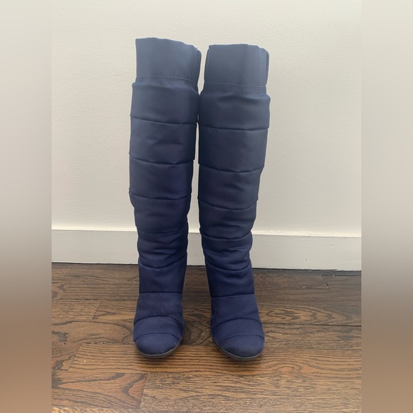 United Nude Bubble Hi Navy Nylon Canvas Snow Boots, size 37 - Picture 5 of 12